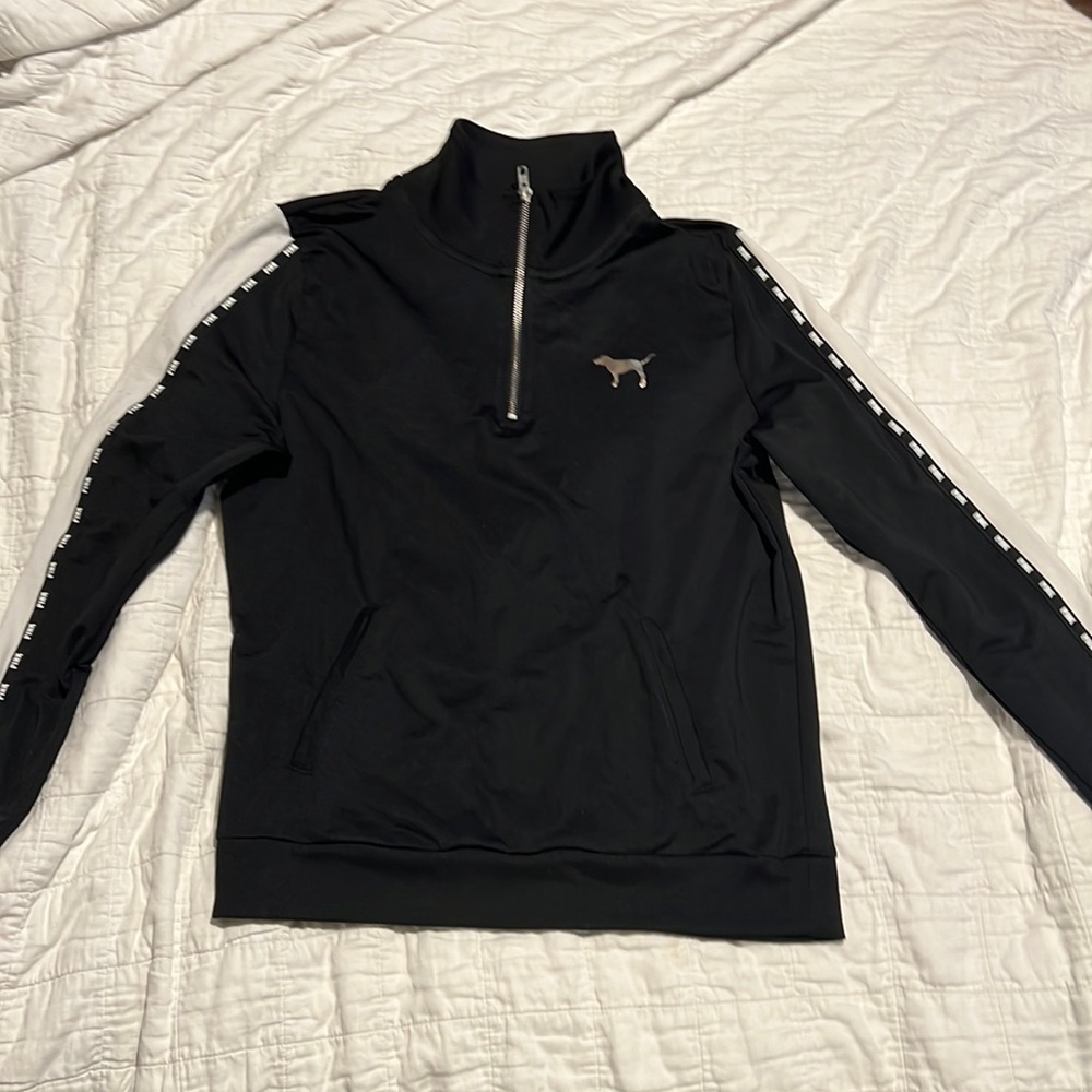 Pink Victoria’s Secret half zip